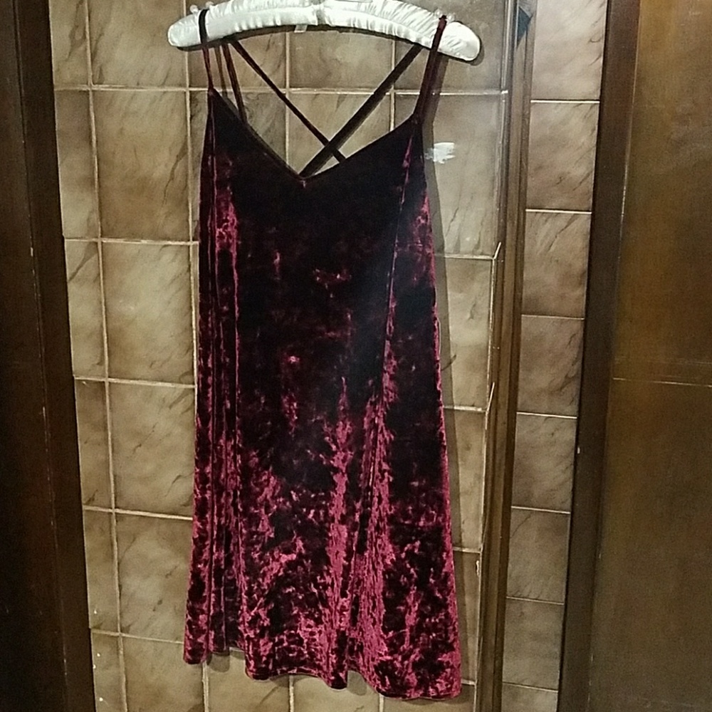 Arizona Jeans crush velvet dress